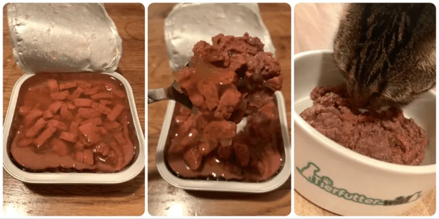 Happy Cat Katzen-Nassfutter – Verpackung und Sorten im Test Happy Cat Duo Nassfutter im Praxistest