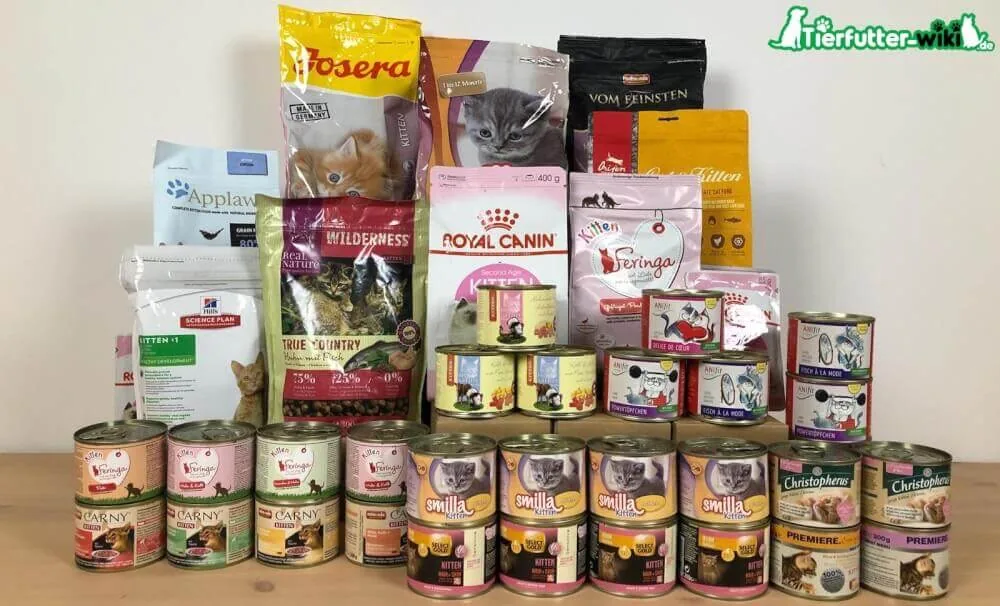 Kittenfutter aus unseren Tests Kittenfutter Test: Nassfutter und Trockenfutter für Kitten und Jungkatzen verschiedener Marken