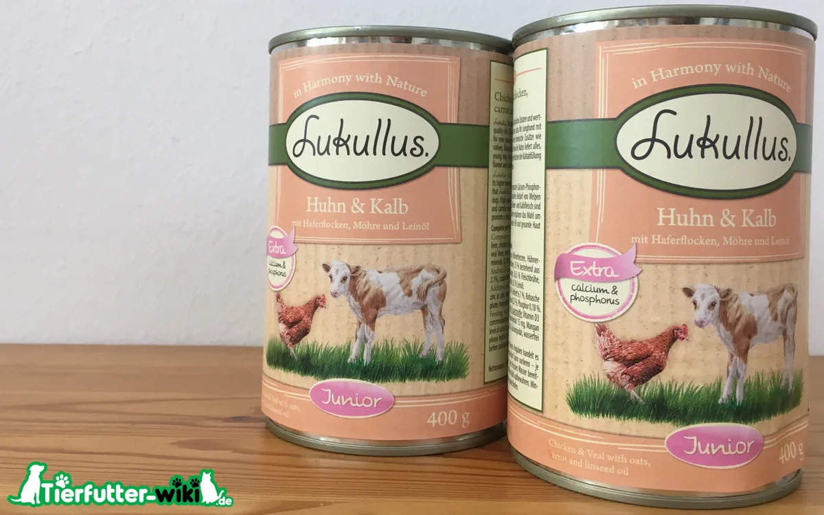 Lukullus Welpenfutter Zutaten im Test