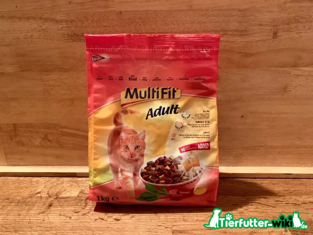 MultiFit Adult Trockenfutter Rind für Katzen