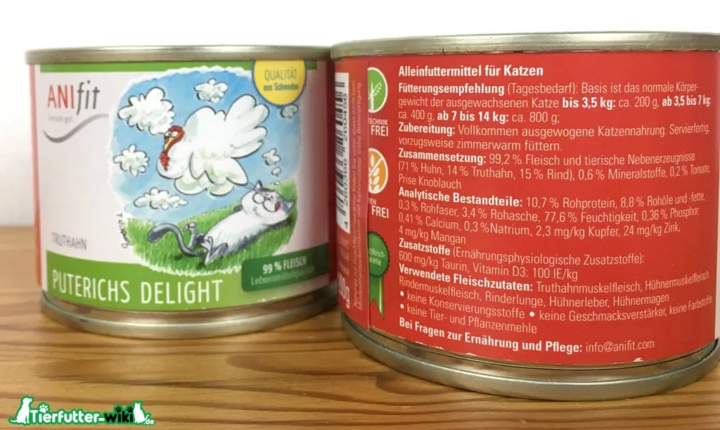 Puterichs Delight Anifit Katzenfutter